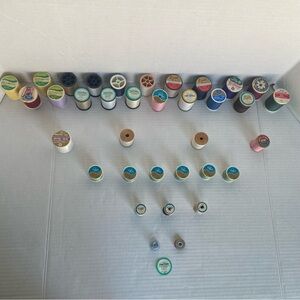 Excell,Trusew, Belding, Lily, Clark’s Dual Duty Sewing Thread Spools Cotton Poly